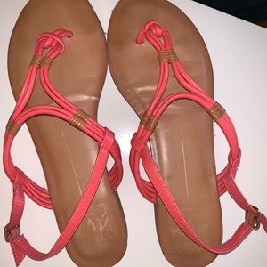 DOLCE VITA coral sandals size 8